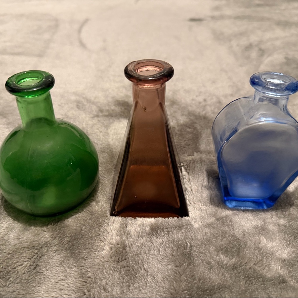 Vintage glass vases